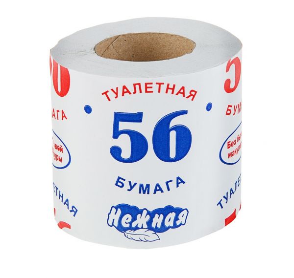 Бумага туалетная 56 НЕЖНАЯ ― АО «Кировская коммерческая компания»